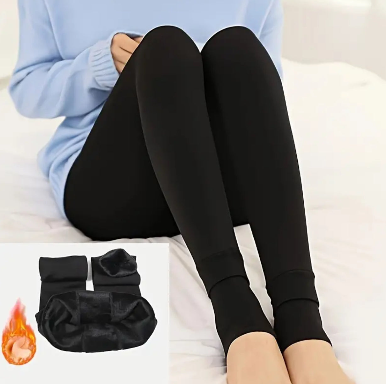 Pearl Fleece Winter Warmers Leggings - Ladies' New Step-on Base Pants - Home Pants Pajamas